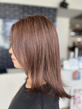 リドル ヘアー 駒生店(Riddle HAIR) ピンクベージュ