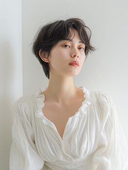 ルッソ チアロ(Lusso chiaro)の写真/【似合わせカット】骨格やなりたいスタイルに合わせて繊細にカット☆縮毛矯正との相性も◎