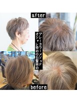 サロン マーニ(salon m ni)&nbsp;おしゃれ染めの白髪染め×トステアトリートメント