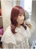 【ダブルカラー】ピンクベージュ