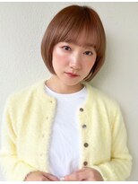 カバーヘア ブリス 北浦和(COVER HAIR bliss) マッシュショートボブ/オレンジベージュブラウンオレンジp北浦和