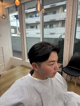 サンボロンドン(samborondon) ツーブロックのセンターパート