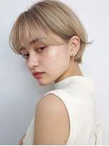 アルク(alku)&nbsp;トップ長めのショートボブ/レイヤー/丸みショート/大人ショート