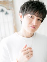 トニーアンドガイ メン 与野駅前店(TONI&GUY MEN)&nbsp;20代30代くせ毛風ニュアンスパーマダークアッシュマッシュk与野