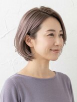 と和×美髪クリニック 巣鴨店&nbsp;【小顔】大人可愛い☆アッシュピンクのショートボブ