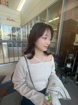 エイム ヘアメイク 横川店(eim HAIR MAKE) wine red