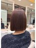 【堀内指名】レディースカット+前髪縮毛矯正 ￥12000
