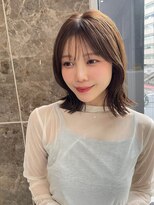 ハニーシブヤ(HONEY shibuya) ワンレン/ゆるふわボブ/くびれショートボブ/マロンベージュ3