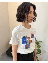 エフ ヘアーアンドリラクゼーション(F. hair & relaxation)&nbsp;朝ラク/ボブ×パーマスタイルニュアンスパーマ
