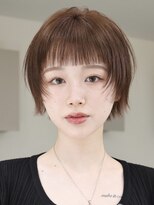 オーラ オモテサンドウ(Aura omotesando)&nbsp;ワイドバング×マッシュウルフショートボブ