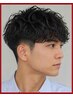 【人気No,2】メンズカット+スパイラルパーマ￥8000[西梅田/マッシュ/フェード]