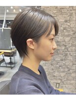 シャインヘアフラッペ 新百合ヶ丘2号店(Shine hair frappe)&nbsp;shine hair frappe　大人ショートボブ×丸みシルエット