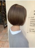 【リアルサロンワーク】ショートボブ×アッシュベージュ