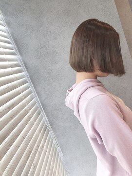 ヘアサロンエム 渋谷店(HAIR SALON M) 外ハネボブ/アッシュブラウン/ネオウルフ/デザインカラー