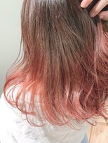 ベニヤボンドストリート(Beniya BOND STREET) ナチュラルグラデーション×ピンク×鎖骨ミディアム