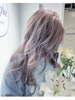 パープル(purple) ホワイトグレイパープル