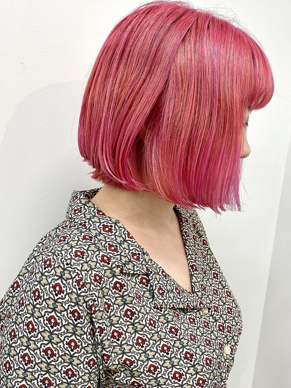 CECIL下北沢 ピンクボブ×地雷系カラー 韓国人風ヘア：L125003925