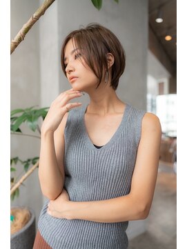 ハバナ 天神(HAVANA) 大人かわいい前下がりショートボブ/小顔/20代30代