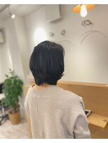 大人ツヤミディアム/アッシュブラック/フレンチカジュアル