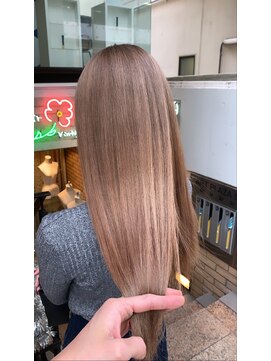 ラフ 難波店(LAFF) #黒髪#ボブルフ#ネビージュ#小顔#ワンレン