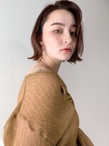 クラン 六甲道(Chlan) 切りっぱなし外ハネボブ×レッドブラウン