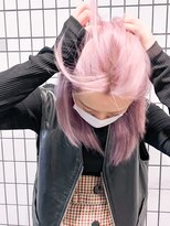 タイドヘア 茨木店(TIDE HAIR) ハイトーンホワイトピンク