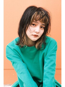モーブ 代官山(mauve) 小顔インナーカラー×顔周りレイヤー