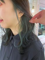 ロンドポレール 北千住(Lond polaire)&nbsp;【航治郎】くびれミディ/インナーカラー/ペールベージュ