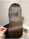 髪質改善/酸性矯正/黒髪/美髪/ココアベージュ/グレージュカラー