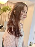 ナチュラルピンクlong☆20代30代40代大人かわいい大人可愛い