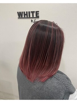 アンダーバーホワイト 阪神西宮店(_WHITE) シャドウルーツ　ピンク