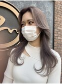 シアーグレージュ×くびれロング