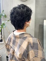 テトヘアー(teto hair)&nbsp;パーマ　ショートヘア　ワンカール　緩めパーマ