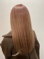 トゥルートラスト アン 下石田店(True Trust un)&nbsp;エアリーストレート20代30代オレンジベージュ透明感◎