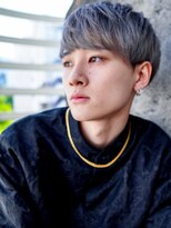 メンズサロン ガウディ 三宮店(men's salon Gaudi)&nbsp;パープルシルバー×マッシュ