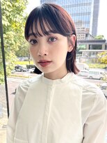 ボブ/ロブ/切りっぱなし/前髪/顔周りカット/銀座一丁目