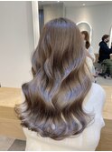 髪質改善＊ロングレイヤーグレーベージュ＊美髪【Zina本八幡】