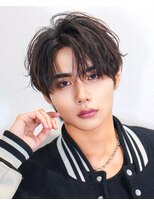 オーシャントーキョー 渋谷神南(OCEAN TOKYO) ニュアンスツーブロック束感人気センターパート