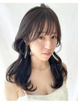 シティー(sity)の写真/第一印象でキマる可愛い顔まわりお任せください♪骨格バランスを計算したカットで魅力を引き出します
