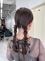 エイム(AiM)&nbsp;タイトヘアセット/アップヘア/ローポニー/結婚式ヘアセット