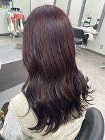 ガルボヘアー 桟橋店(garbo hair)&nbsp;ボルドーカラー高知美容院カシスレッドつやカラーオイルカラー
