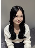 アルーシェウィズスカイ 原宿(Alushe with Sky)&nbsp;韓国風スタイル/くびれヘア/ワンホンレイヤー/ロング