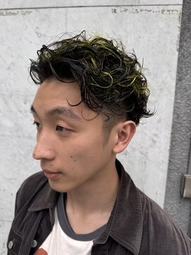 ヴァンカウンシル 松本店(VAN COUNCIL) ハイライトデザイン_メンズパーマ