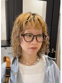 ブリーチ毛でもハードパーマが可能☆
