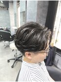 大分中央町メンズパーマカットフェザーパーマニュアンスパーマ