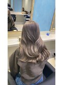 セミロング/ホワイトベージュ