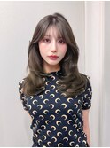 【LICCA 伊崎優李】韓国ヘア/レイヤーカット/前髪/オリーブ