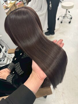 ハピネス クローバー 学園前店(Happiness CLOVER) レイヤーロング 艶髪 透明感カラー