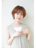 ニュアンスパーマ丸みショート 奈良王寺20代3.代40代50代
