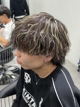 メンズ サロン ドット トウキョウ 町田店(men's salon dot. tokyo) ツイストスパイラルパーマ/ハイライトカラー